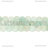 Perle in Giada Sfaccettata Azzurra 6mm filo 38cm circa