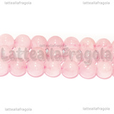 Perle in Quarzo Rosa 6mm filo 38cm circa
