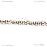 1 Metro Catena in Acciaio Inox maglie tonde 2x0.8mm