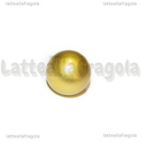 Sfera chiama angeli in rame smaltato oro metallizato 16mm
