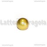 Sfera chiama angeli in rame smaltato oro metallizato 16mm