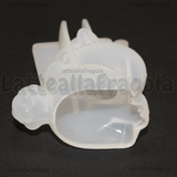 Stampo Unicorno 3D in silicone lucido 60x55mm