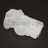 Stampo Unicorno 3D in silicone lucido 60x55mm