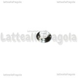 20 Rivetti in metallo argentato 8x3.5mm