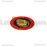 Ciondolo Ferrovie di Hogwarts di Harry Potter in metallo smaltato 30x26mm