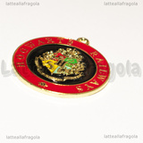 Ciondolo Ferrovie di Hogwarts di Harry Potter in metallo smaltato 30x26mm