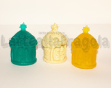 Stampo Natività in Capanna 3D in silicone 90x55mm