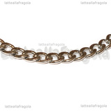 Collana in Acciaio Inox Maglia Grumetta 11x7.5x2mm 60.5cm