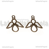 Ciondolo Angelo Infinito in Acciaio Inox 18x16mm