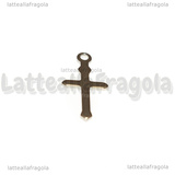 Ciondolo Croce in Acciaio Inox 24x12mm