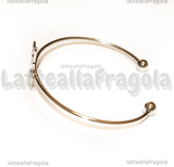 Bracciale Rigido Aperto Stella in Acciaio Inox