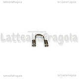 5 Coprifilo in Acciaio Inox 5x5.5x1.6mm