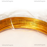10 Metri Filo in Alluminio Oro giallo 1mm