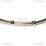 Base Bracciale Rigido Aperta in Acciaio Inox 60mm