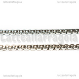Collana in Acciaio Inox Maglia spessa 2.5mm 70.5cm