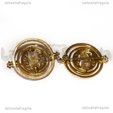Spilla Giratempo di Harry Potter in metallo dorato 35x28mm