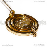Spilla Giratempo di Harry Potter in metallo dorato 35x28mm