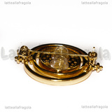 Spilla Giratempo di Harry Potter in metallo dorato 35x28mm