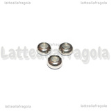 3 Rondelle Stopper in Acciaio Inox 6x3mm