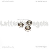 3 Rondelle Stopper in Acciaio Inox 6x3mm