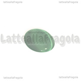 Cabochon in Occhi di Gatto Verde A 25x18mm
