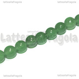 Perle in Giada Verde 6mm filo 37.5cm circa