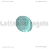 Cabochon in Occhi di Gatto Azzurro C 25x18mm