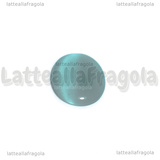 Cabochon in Occhi di Gatto Azzurro C 25x18mm