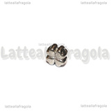 Quadrifoglio in Acciaio Inox foro passante 6.5x6.5x4mm
