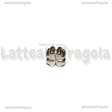 Quadrifoglio in Acciaio Inox foro passante 6.5x6.5x4mm