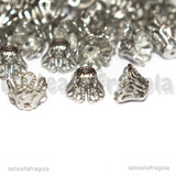 10 Coppette in Acciaio Inox 7x5mm