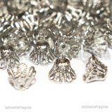 10 Coppette in Acciaio Inox 7x5mm