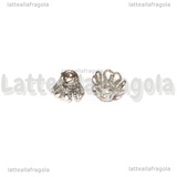 10 Coppette in Acciaio Inox 7x5mm