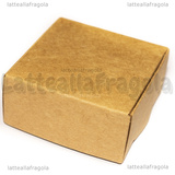 Scatola in Cartone Kraft 5.5x5.5x2.5cm