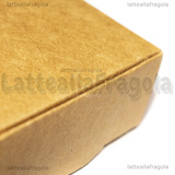 Scatola in Cartone Kraft 5.5x5.5x2.5cm