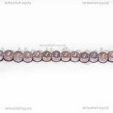 Perle in Vetro Lilla AB 4-4.5mm filo 38cm