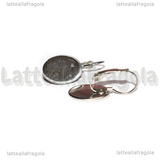 Monachelle chiuse in Acciaio Inox con base ovale 14x10mm