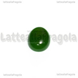 Cabochon in Giada Verde 14x10mm