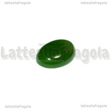 Cabochon in Giada Verde 14x10mm