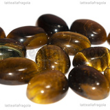 Cabochon in Occhio di Tigre 16x12mm