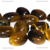 Cabochon in Occhio di Tigre 16x12mm