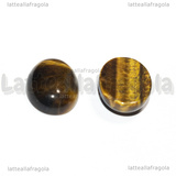 Cabochon in Occhio di Tigre 16x12mm