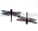Filigrana Libellula in Acciaio Inox Multicolor 29x34.5mm
