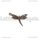 Charm Libellula in Acciaio Inox 15.5x19mm