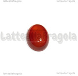 Cabochon in Agata Rossa grado A 16x12mm