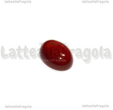 Cabochon in Agata Rossa grado A 16x12mm