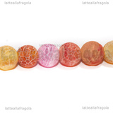 Perle in Agata colori misti glassati 6mm filo 35cm circa