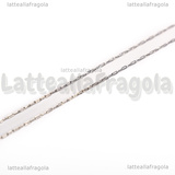 Catena in Acciaio Inox maglia rettangolare 2.7x0.8mm