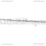 Catena in Acciaio Inox maglia rettangolare 2.7x0.8mm