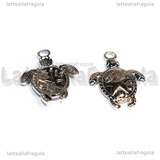 Ciondolo Tartaruga in Acciaio Inox 23.5x18mm